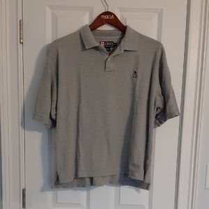 Chaps Ralph Lauren Men's Grey Polo Shirt, Size XL